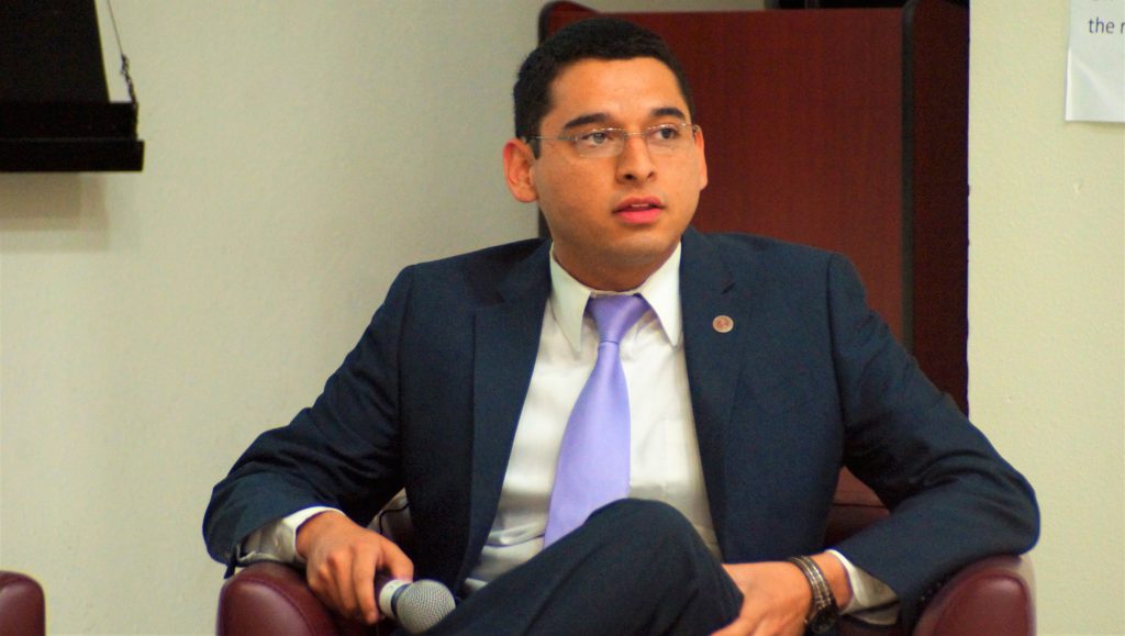 Joshua Llamas, outgoing SGA President