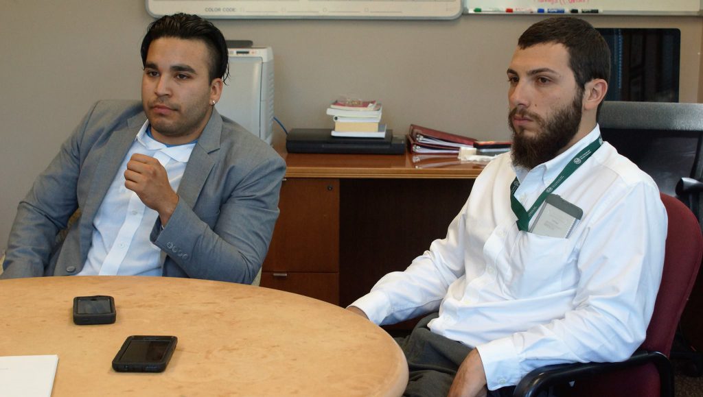 Oliver Vera (COAS Senator) and Ricardo Cagigal (Senator-At-Large)