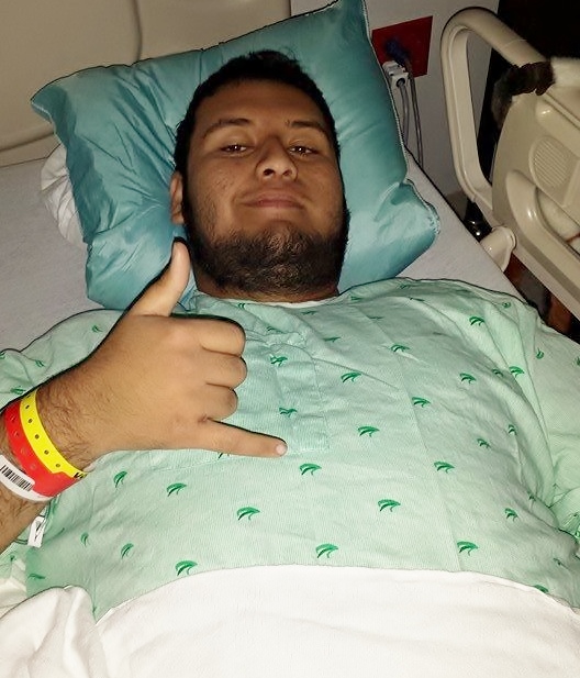 Diagnosed with bile duct cancer on March 24, 2015, Duncan underwent an eight hour surgery to remove a cancerous tumor on March 27th, 2015. He recently celebrated a year in remission. Photo courtesy of Kenneth Duncan, Sr.