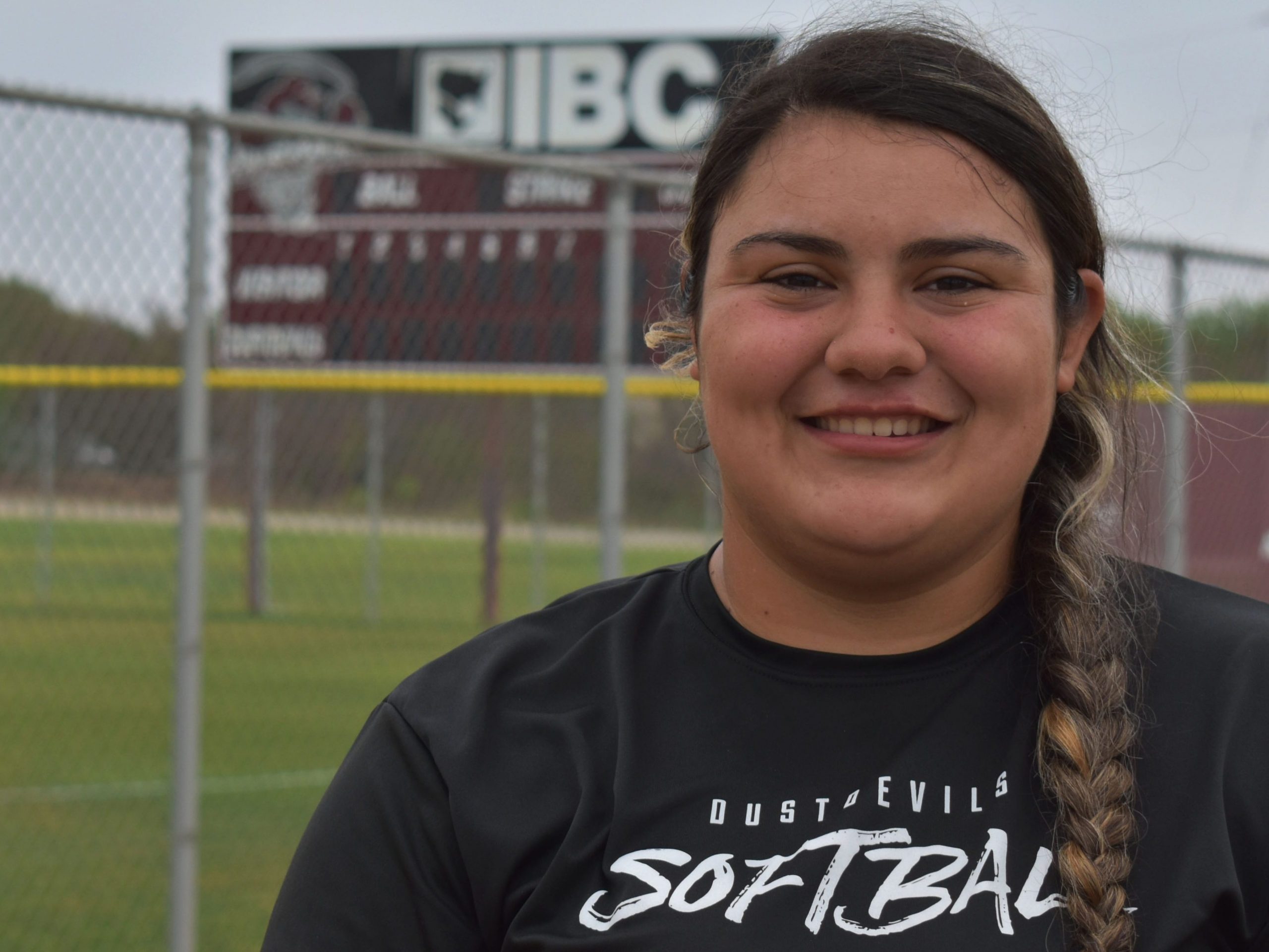 TAMIU pitcher Erika Cortez