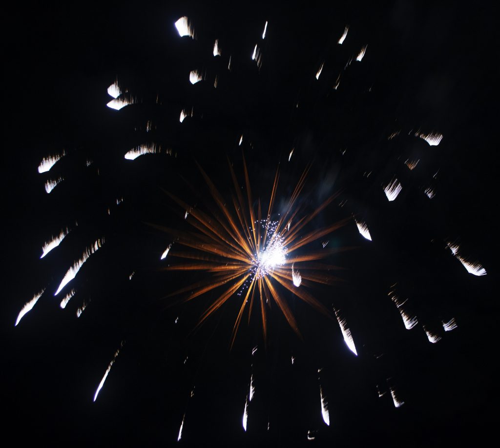 Fireworks over campus to end Welcome Week