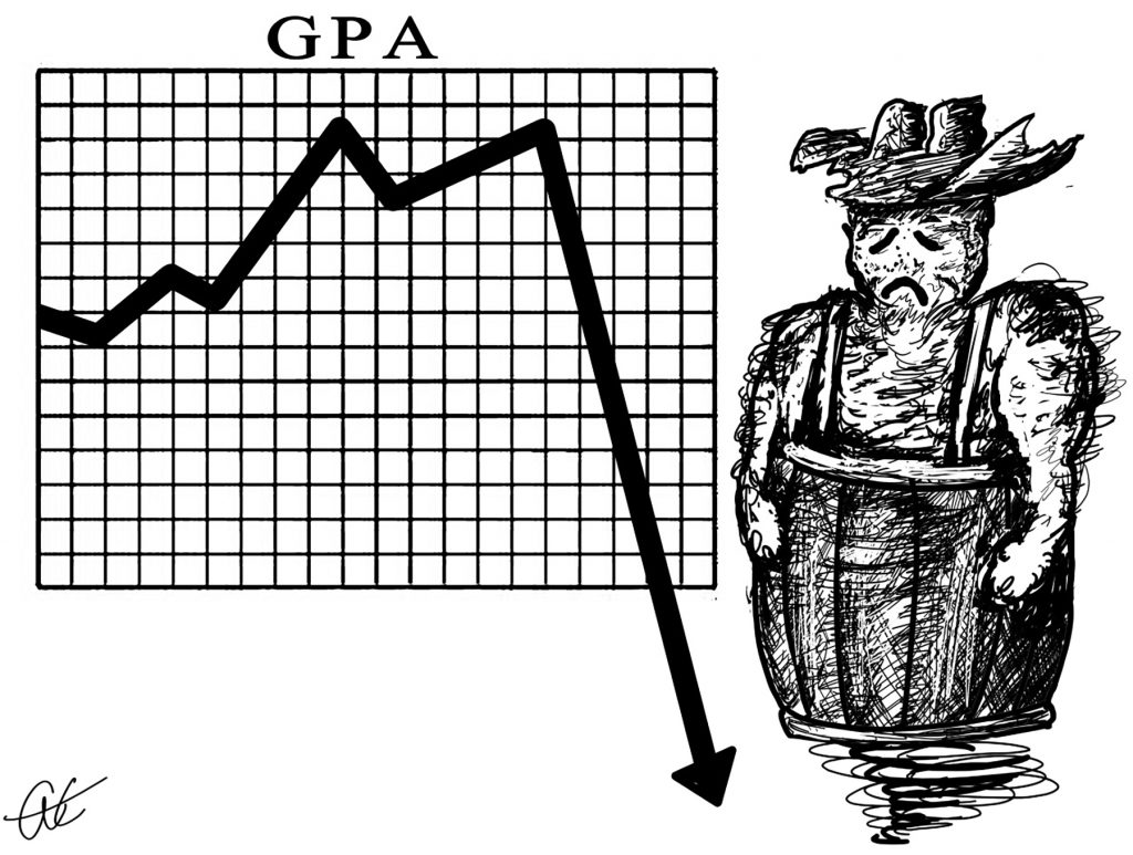 GPA drops illustration