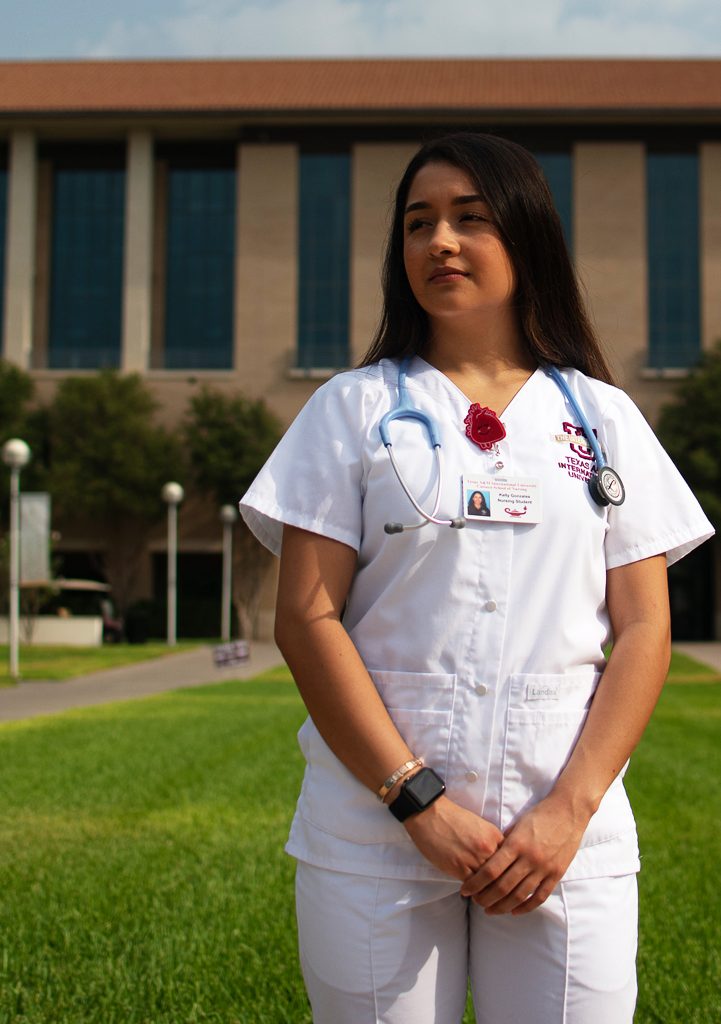 Nursing student Kelly Gonzalez