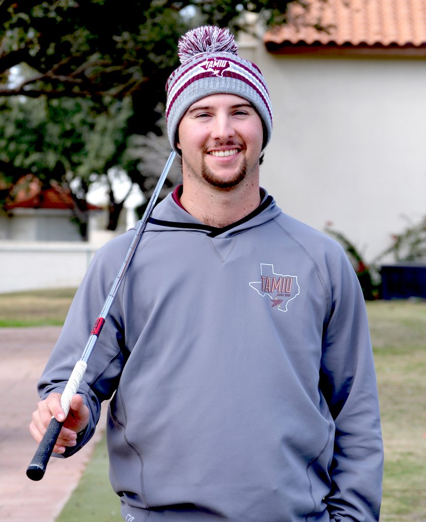 Assistant golf coach Parker Holcamp