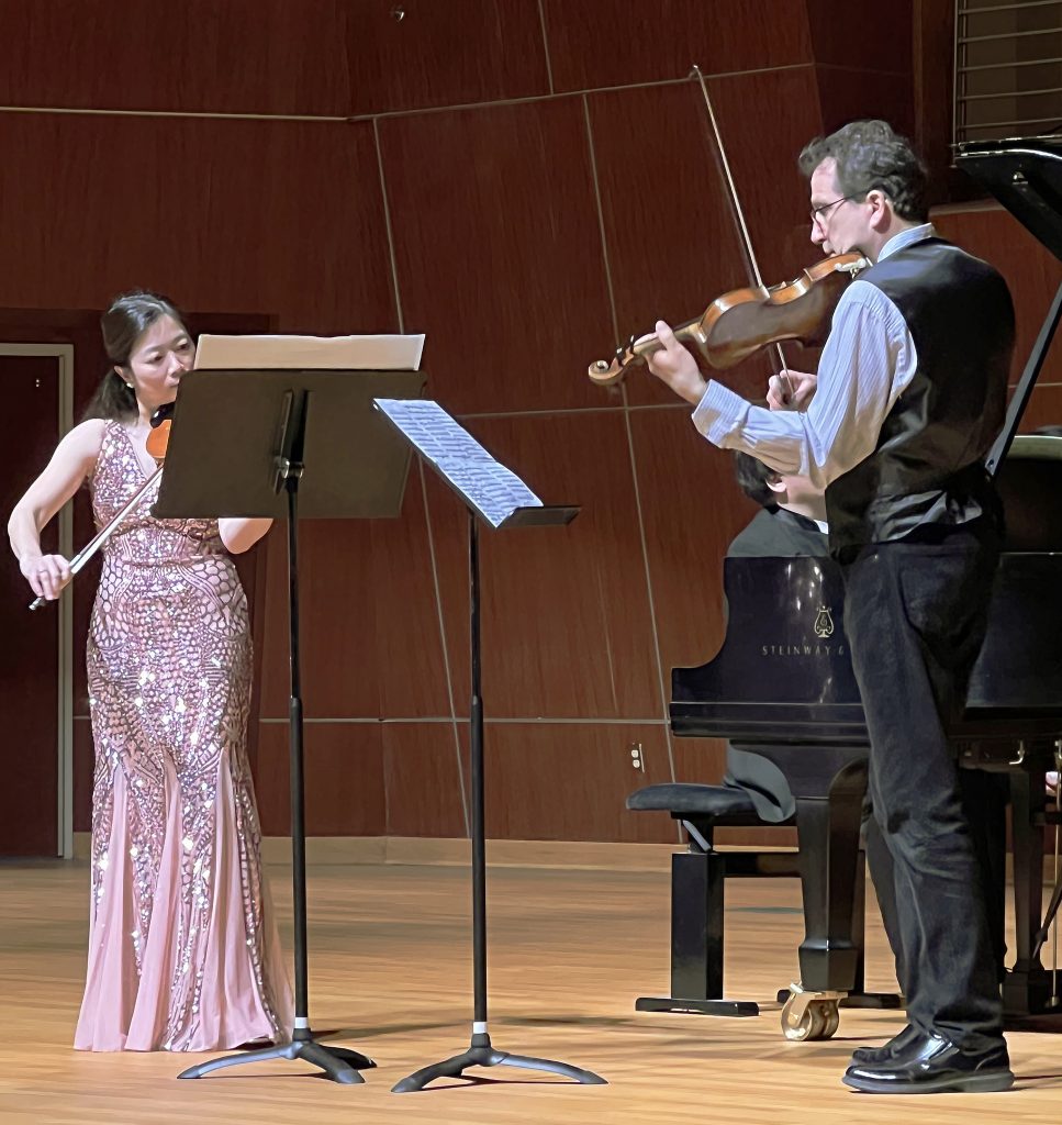 Professors perform classical music as part of Master Performers Series.