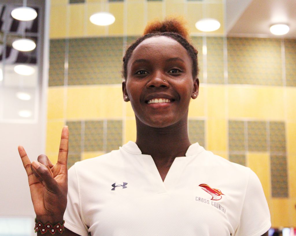 TAMIU junior Faith Kiprotich, cross country runner