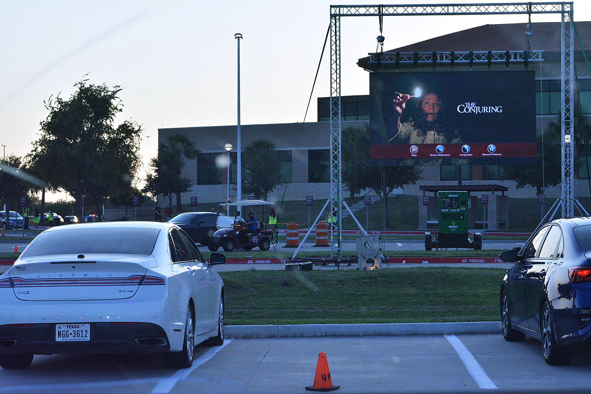 Drive-in Movie event provides entertainment, social distancing