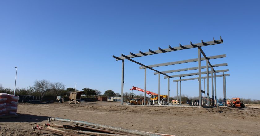 Putting the backswing into tennis court construction