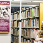 Unveiling of the library memorial for "Panchita."