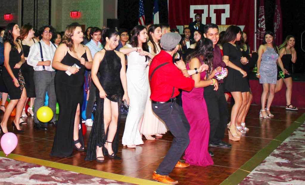 Spring Fling dancers on the floor