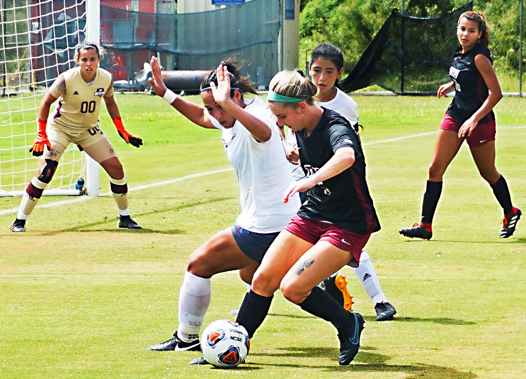 File photo from last season's women's soccer