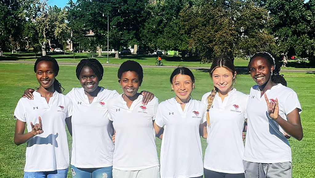 Women's cross country team photo