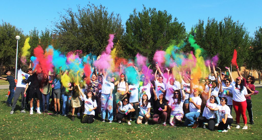 Holi Festival participants