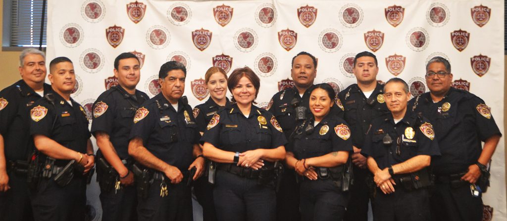 TAMIU PD officers group photo