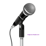 Microphone graphic by Freepik