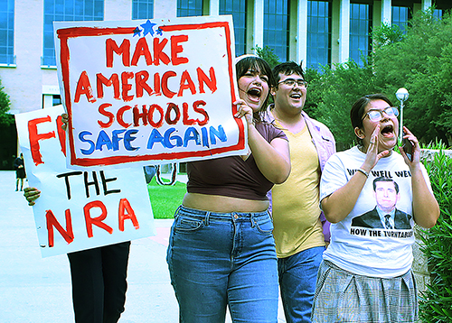 CAMPUS: TAMIU students march against gun violence