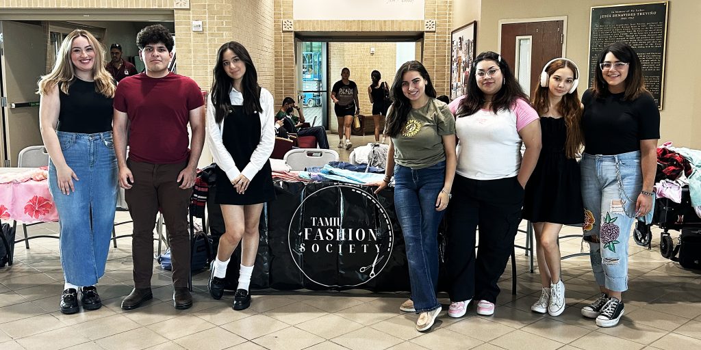 Group photo of the TAMIU Fashion Society.