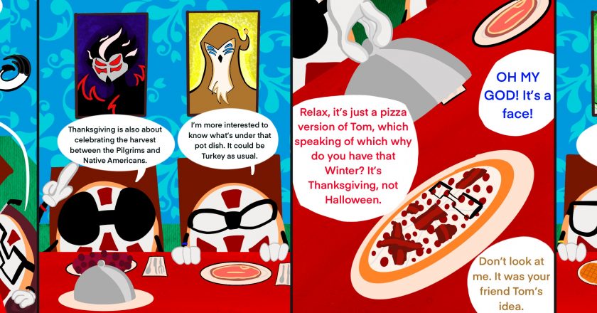 FEATURES: COMIC STRIP: Pizza Bagels in Thanksgiving Fest