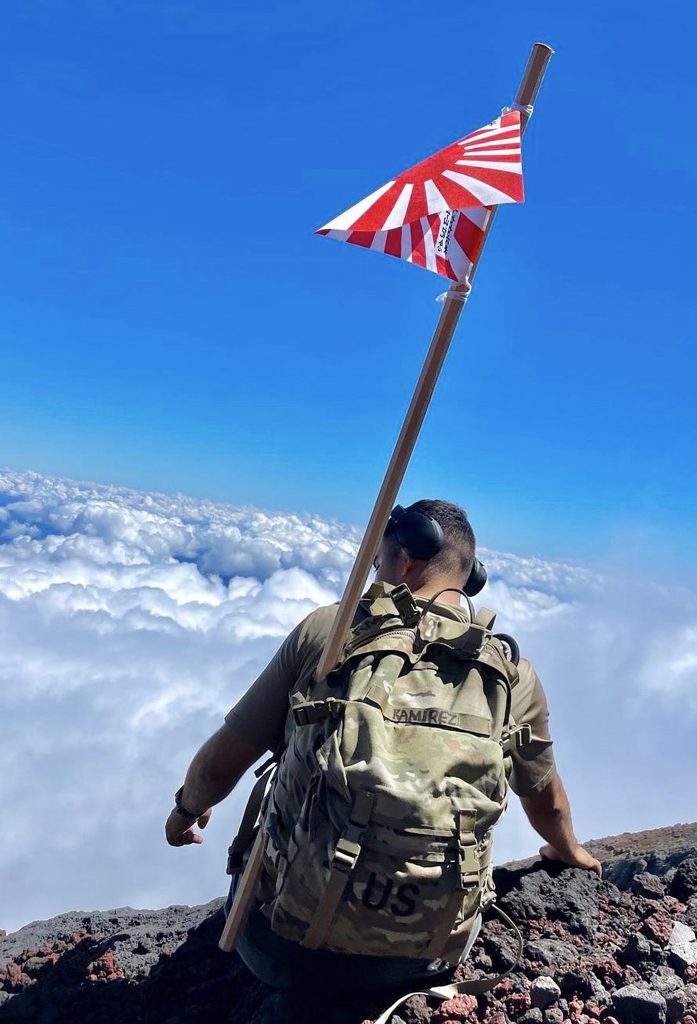 TAMIU ROTC student in Japan.