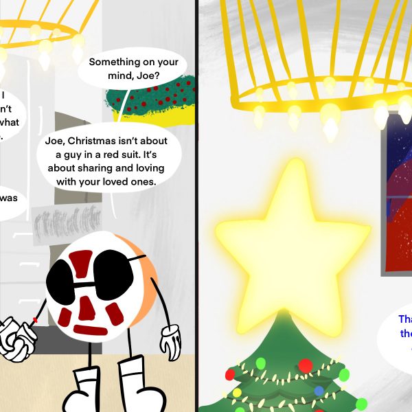 FEATURES: COMIC STRIP: Pizza Bagels in Christmas Spirit