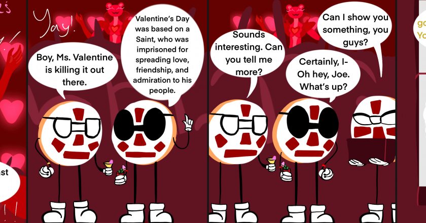 FEATURES: COMIC STRIP: Pizza Bagels in Valentine’s Day