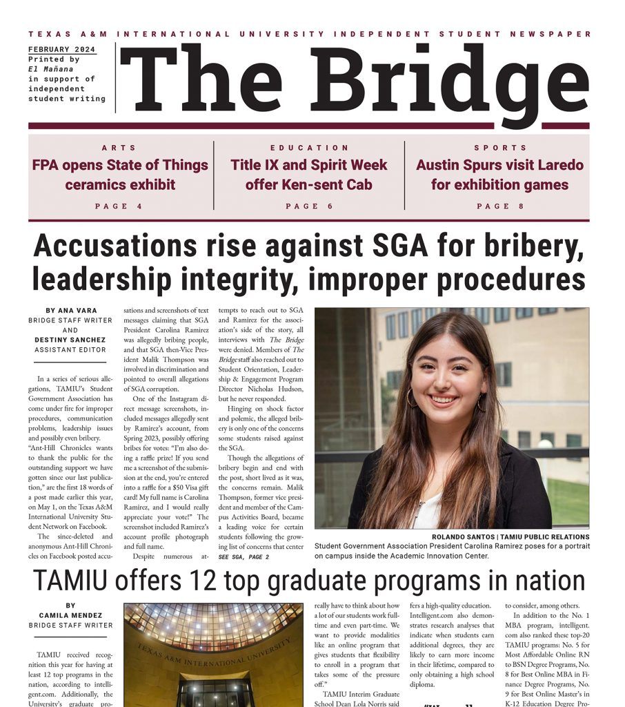 Cover of the February 2024 issue of The Bridge
