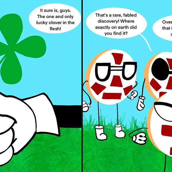 FEATURES: COMIC STRIP: Pizza Bagels in St. Patrick’s Day