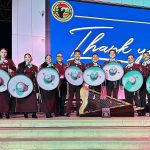 Mariachi group photo for TAMIU Mariachi Internacional after winning a national first-place.