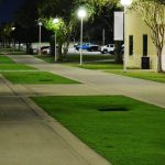 Artificial turf on campus