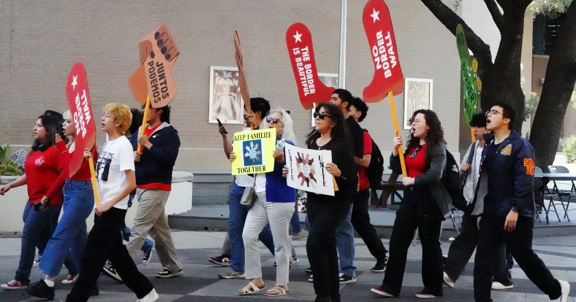 CAMPUS: Protestors let their voices be heard on campus