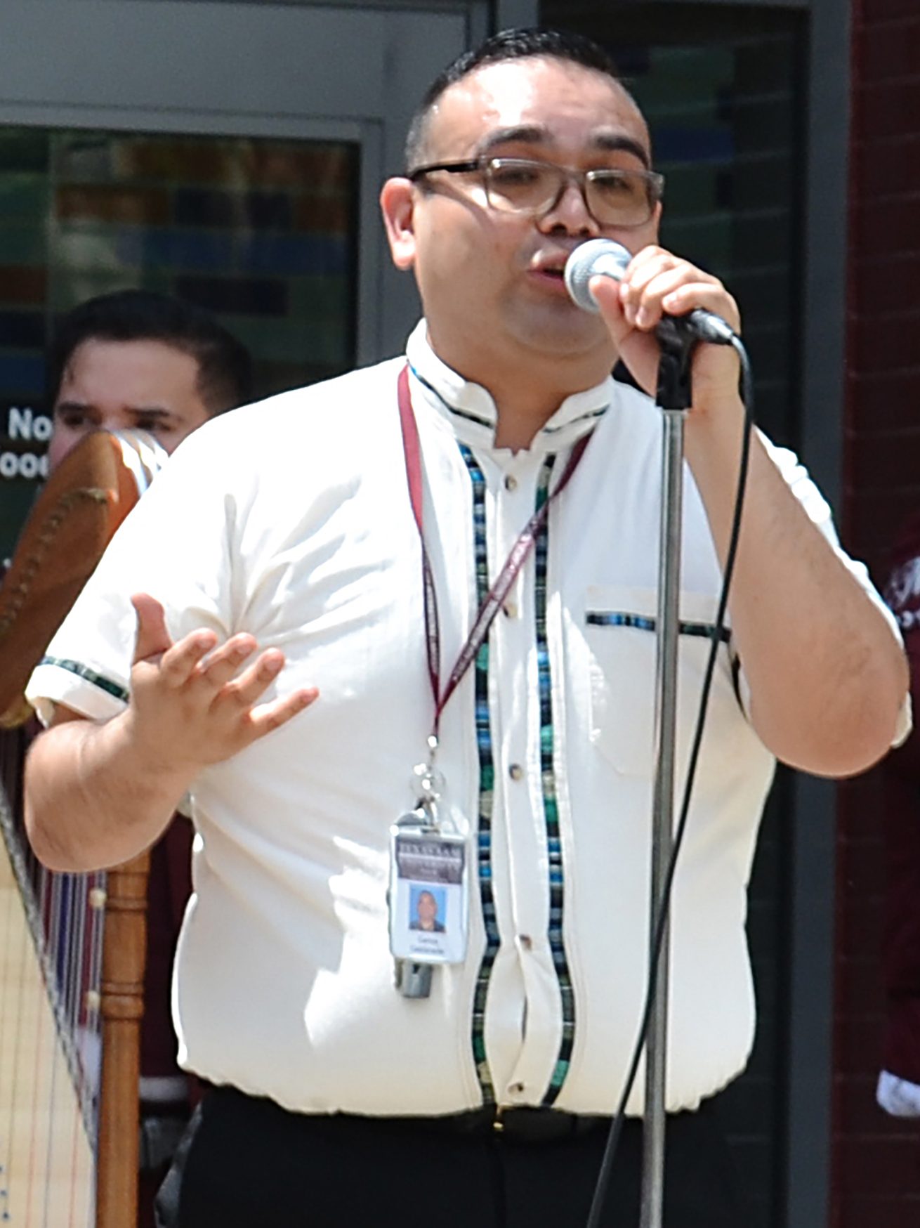 Castaneda speaks before a mariachi performance in this 2024 file photo