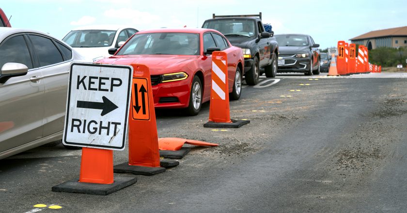 CAMPUS: Construction results in traffic delays at University entrance