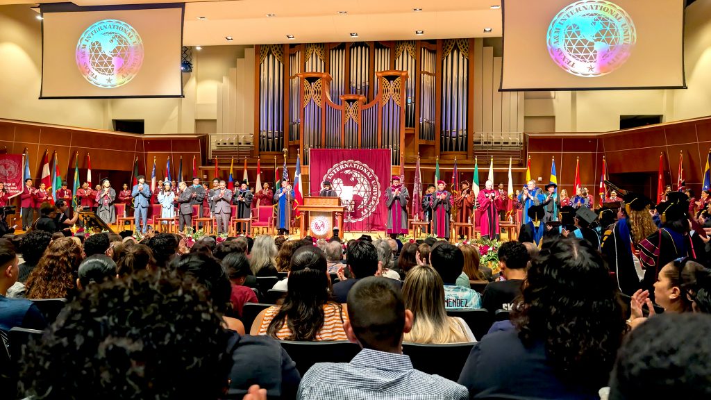 A wide image showing the crowd at the president's investiture ceremony.